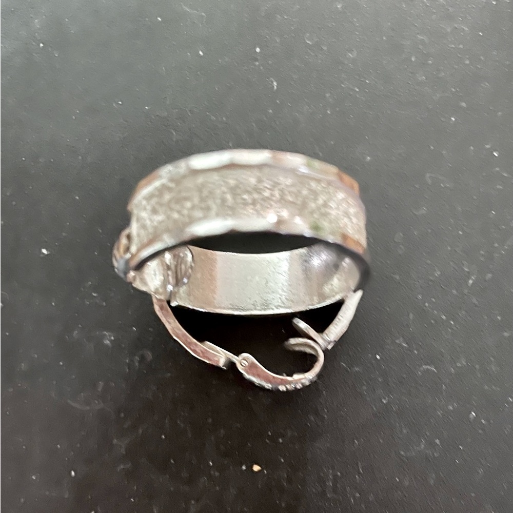 L.H.Segal clip on hoop earrings